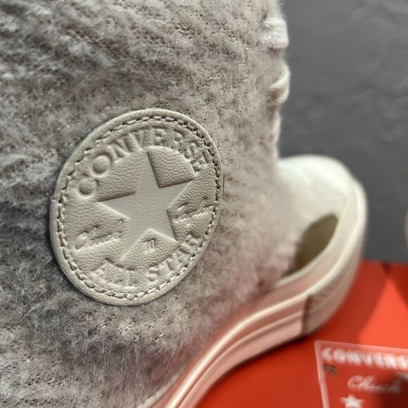 🔥 CONVERSE  Chuck 70 Cozy Utility Sneakers Desert Sand Women Sz 9.5 - Worn Once - Picture 9 of 14